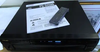 1998 "TEAC PD-D2500 MULTI COMPACT DISC CHANGER", View more