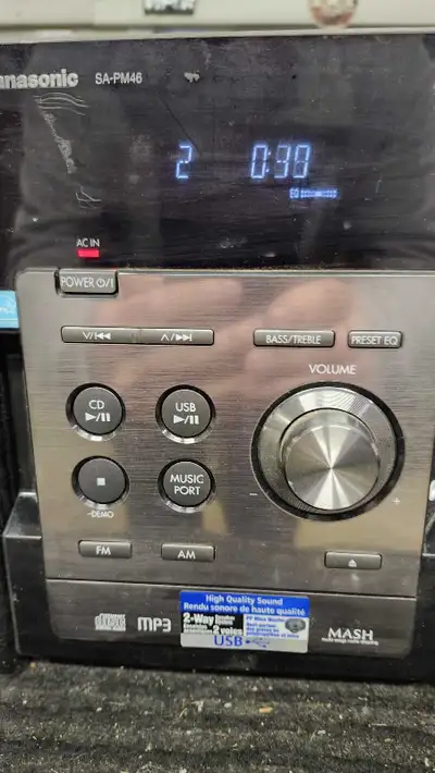 Panasonic SA-PM46 mini CD/Stereo, View more