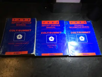 1993 Dodge Colt Eagle Summit Service Manual Coupe Plymouth, View more