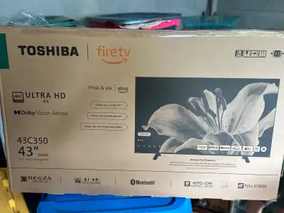 43 inch Toshiba tv  brand new in box. , View more