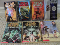 Star Wars 7 Paperback books lot....like new!
