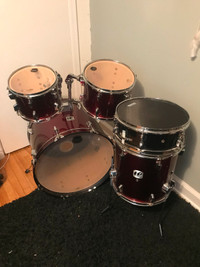 Red Westbury 5-piece drum kit