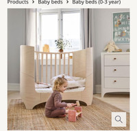 Baby bed with growth options
