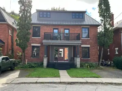 This is a one bedroom apartment in a three story brick six-plex. The building is located one block w...