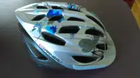 casque de vélo louis garneau bleu argent