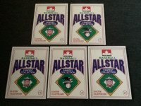 1991 Petro-Canada Baseball Allstar Fanfest Collection 3-D Cards