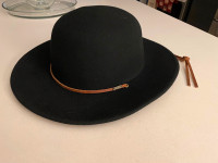 Brixton Mens Tiller Wide Brim Felt Fedora Hat- XL- New with tags