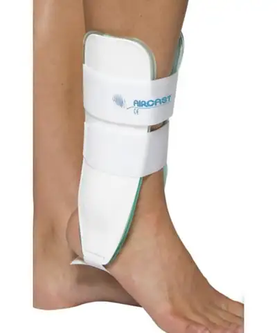 Air stirrup ankle brace. Right injuries of ankles Third Degree Ankle Sprains Severe Chronic Instabil...