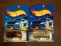 HOT WHEELS FORD STAKE BED LOT OF 2