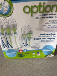 Dr brown option baby bottle new big one two bottles 