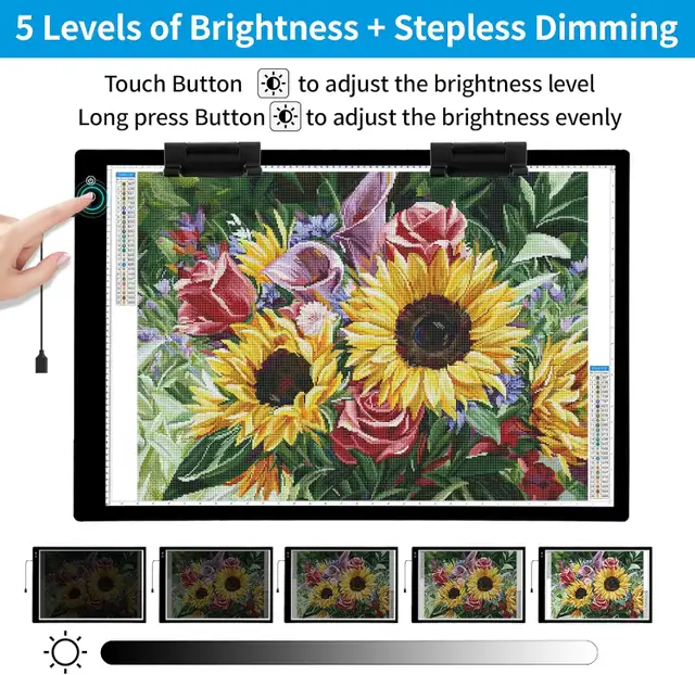 TOHETO Rechargeable A1 Light Pad in Indoor Lighting & Fans in Markham / York Region - Image 9