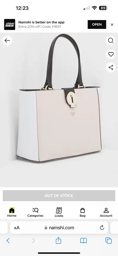 Guess Augustina Lock Ladies Large Tote, View more