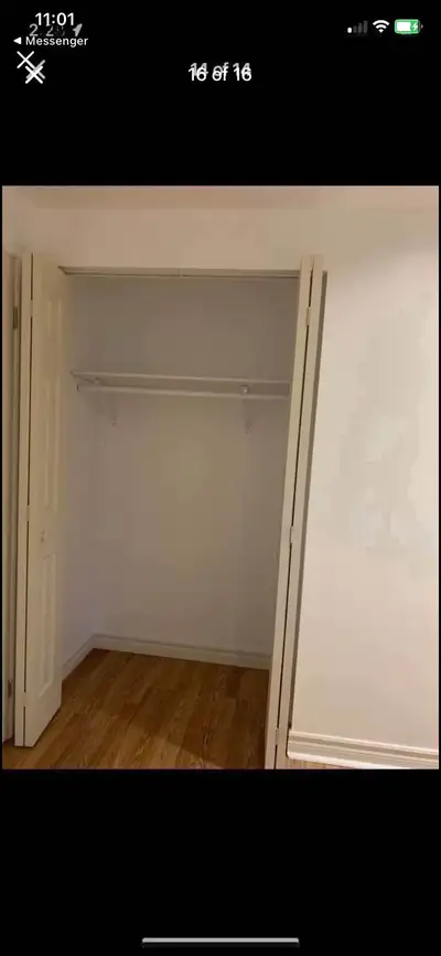 1 room with shared washroom : available for $ 750 /month in a 3 bedroom basement unit starting Novem...