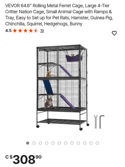 Vevor double critter cage (off brand critternation), View more
