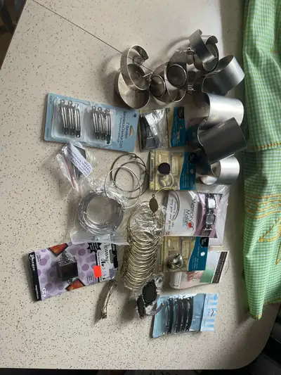 Various brand new craft making items. Makers of bracelets or hair accessories. This lot is priced fo...