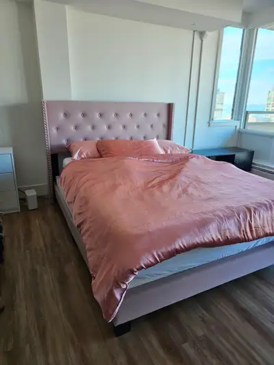 Tufted Upholstered Bed QUEEN size$300, View more