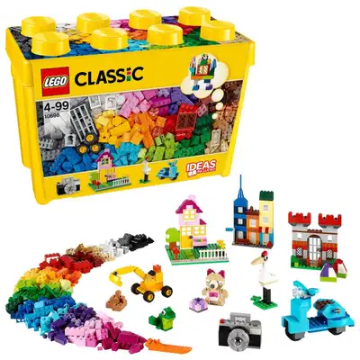 Build up a storm with this big box of classic LEGO® bricks in 33 different colors. With lots of diff...