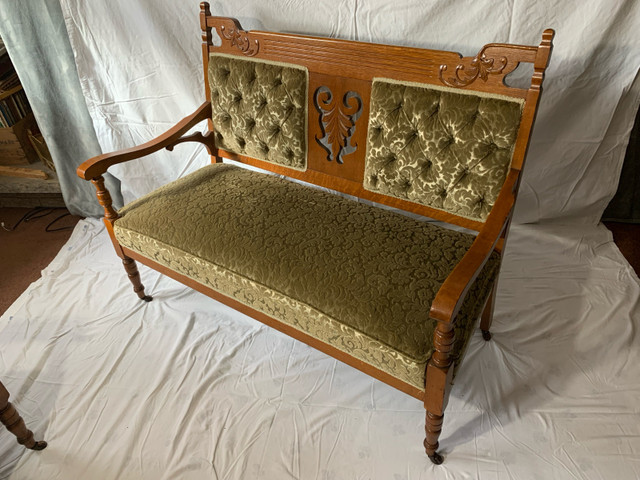 Antique furniture set in Other in North Bay
