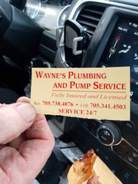 Wayne's Affordable Plumbing   705-341-4503