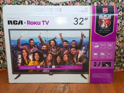 The RCA RTR3261-CA is a 31.5-inch budget-friendly 720p HD Roku Smart LED TV built for Canadian house...