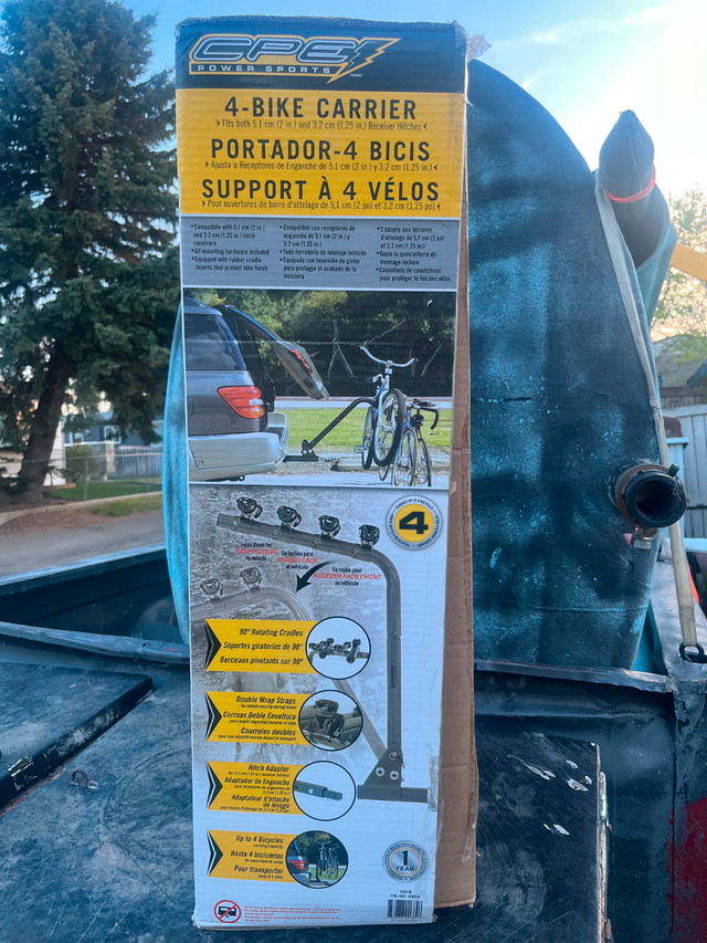 REDUCED— BICYCLE CARRYer.  THINGY.  4–Bike HAULER in Mountain in Medicine Hat - Image 2