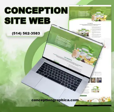 Conception de Site Web 499$, Website design, Graphiste