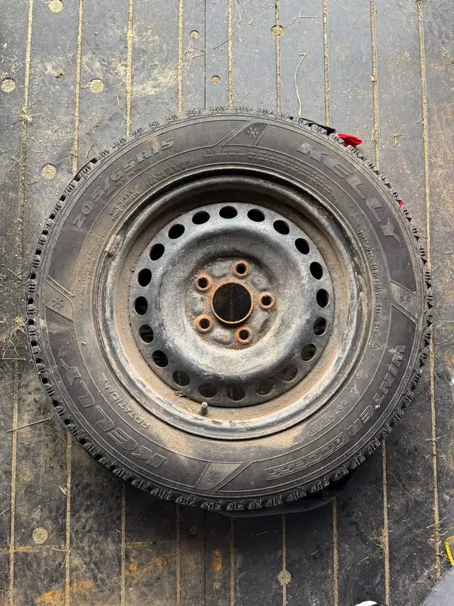 Kelly Winter Access Winter Tires 205/65R15 94T on Steel Rims  in Tires & Rims in Kingston - Image 3