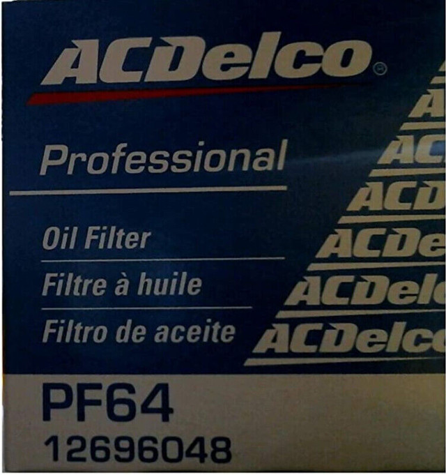 GM 12696048 ACDelco Oil Filter PF64 in Other in Gatineau