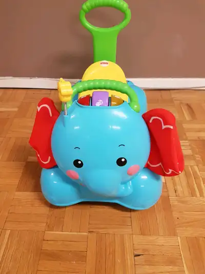 Fisher Price 3 in 1 Bounce, Stride and Ride elephant, View more