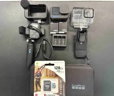 Like New GoPro Hero 11 Black action camera which was purchased in May 2024 and has only been used a...