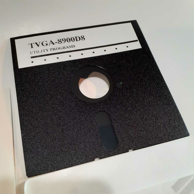 Vintage Trident VGA Card Driver disk and manual! in Software in City of Toronto - Image 2