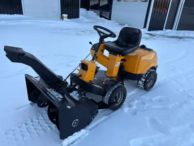 Tracteur gazon Stiga zéro turn articulé,souffleur neige tondeuse, View more