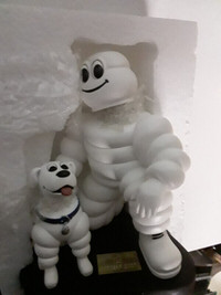 Michelin Bib with Dog Bobble Head or Michelin Snow Globe