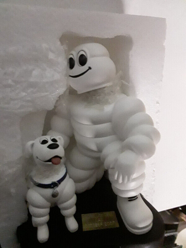 Michelin Bib with Dog Bobble Head or Michelin Snow Globe in Arts & Collectibles in Bridgewater