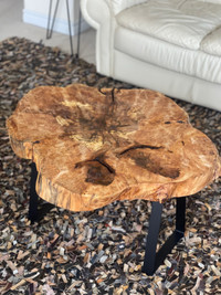 Coffee Table/ live edge wood