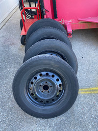 235/60R16 Winter Tires on Rims