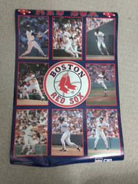 Boston Red Sox 1989 Vintage Starline Collage Poster