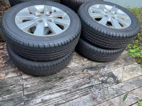 195/60R15 Tires on Alloy Rims (Like New on 2010 Kia Rio 5) $550 