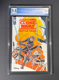 Star Wars Adventures The Clone Wars Battle Tales #1 PGX 9.8 IDW