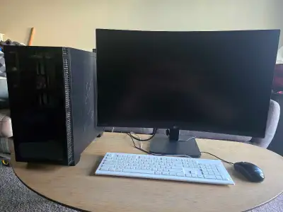 Gaming PC Bundle + 32" LG Curved Monitor, View more