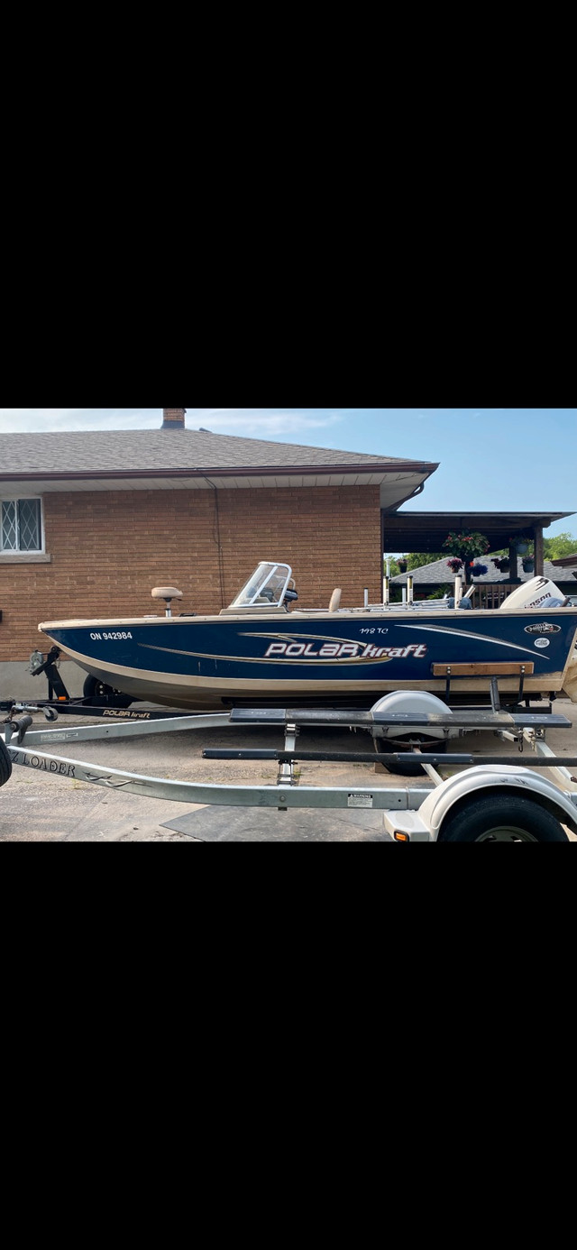 2007 20ft Polarkraft fishing boat in Powerboats & Motorboats in St. Catharines