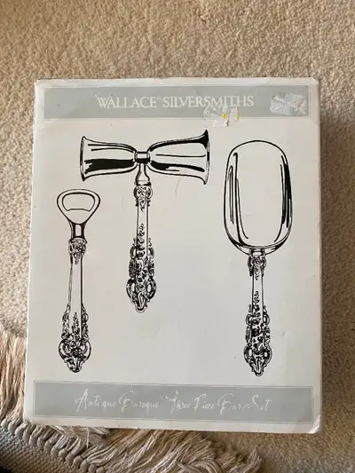 3 Piece Silver Bar Set  NEW, View more
