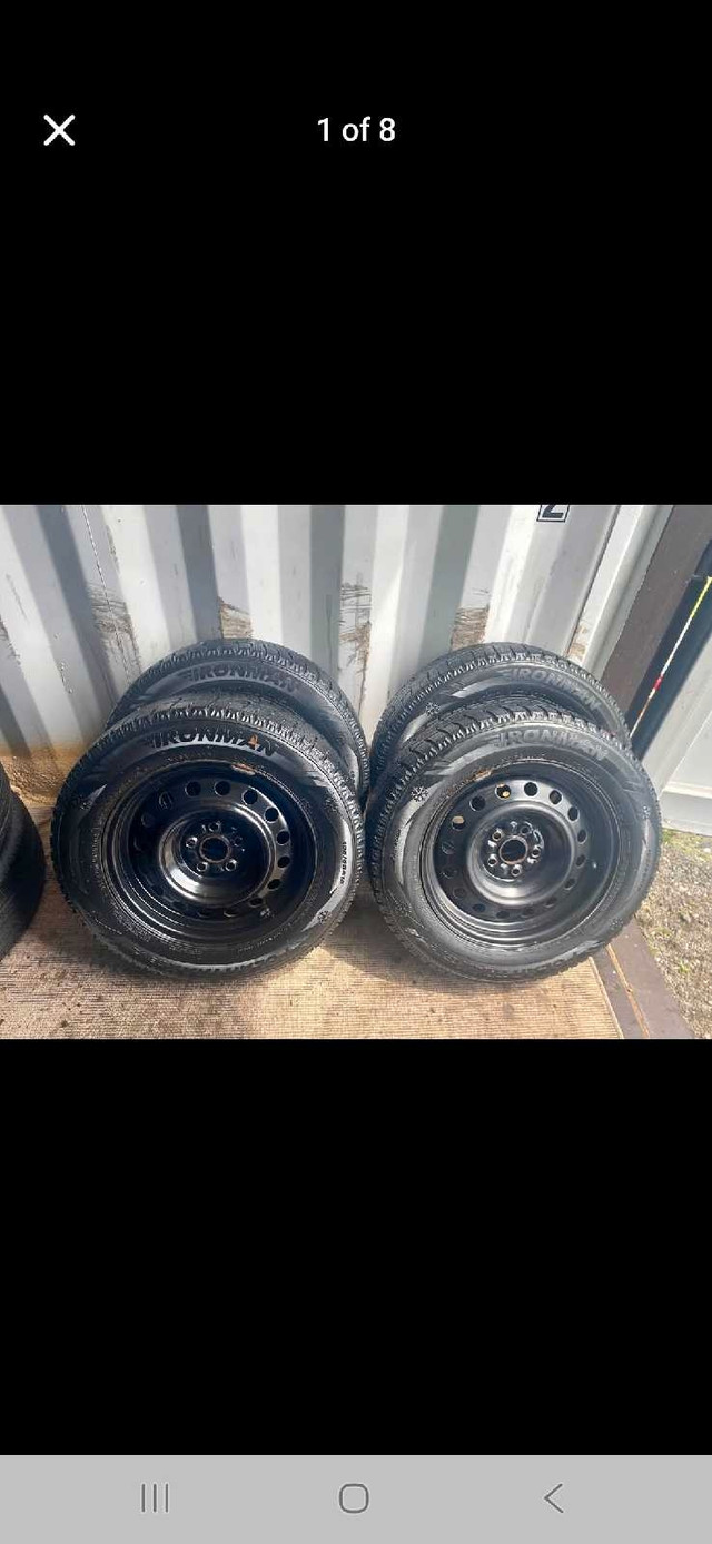 Canvas 4 IRONMAN winter tires rims (195 65 15)  in Other in Oakville / Halton Region - Image 2