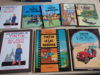 8 livres Tintin