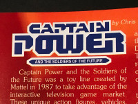  Mattel Captain Power Soldier Fortune Action Figure Toy Magazine