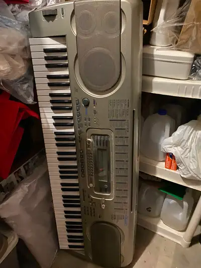 CTK531 Casio keyboard with built-in speakers, stand and bench, View more