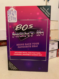 80s Night In Game BRAND NEW Box 5 GAMES Booth 279