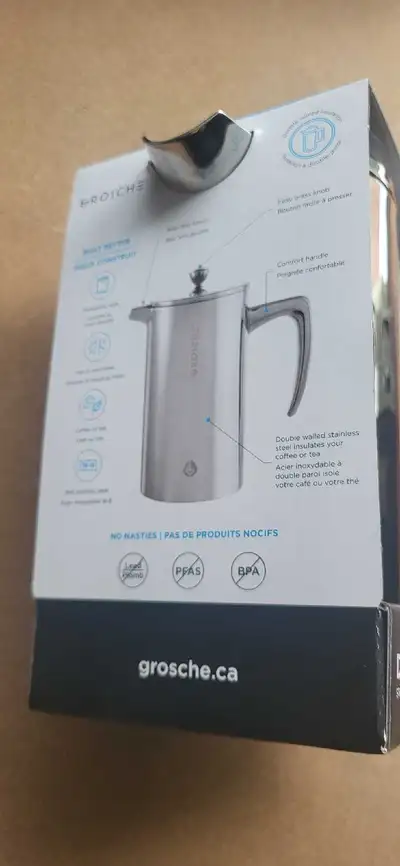 Grosche Stainless steels French press, View more