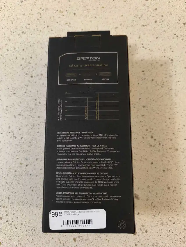 Pneu vélo Specialized Turbo Cotton 700x28C Bicycle Tire in Frames & Parts in City of Montréal - Image 3