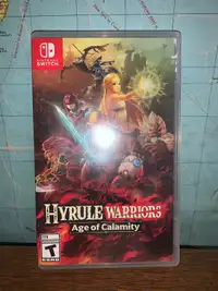 Hyrule Warriors Age of Calamity nintendo switch game. 